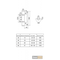 DHZHE A Cushion Hinge Closer UAE لأنظمة التحكم في الأبواب المعمارية